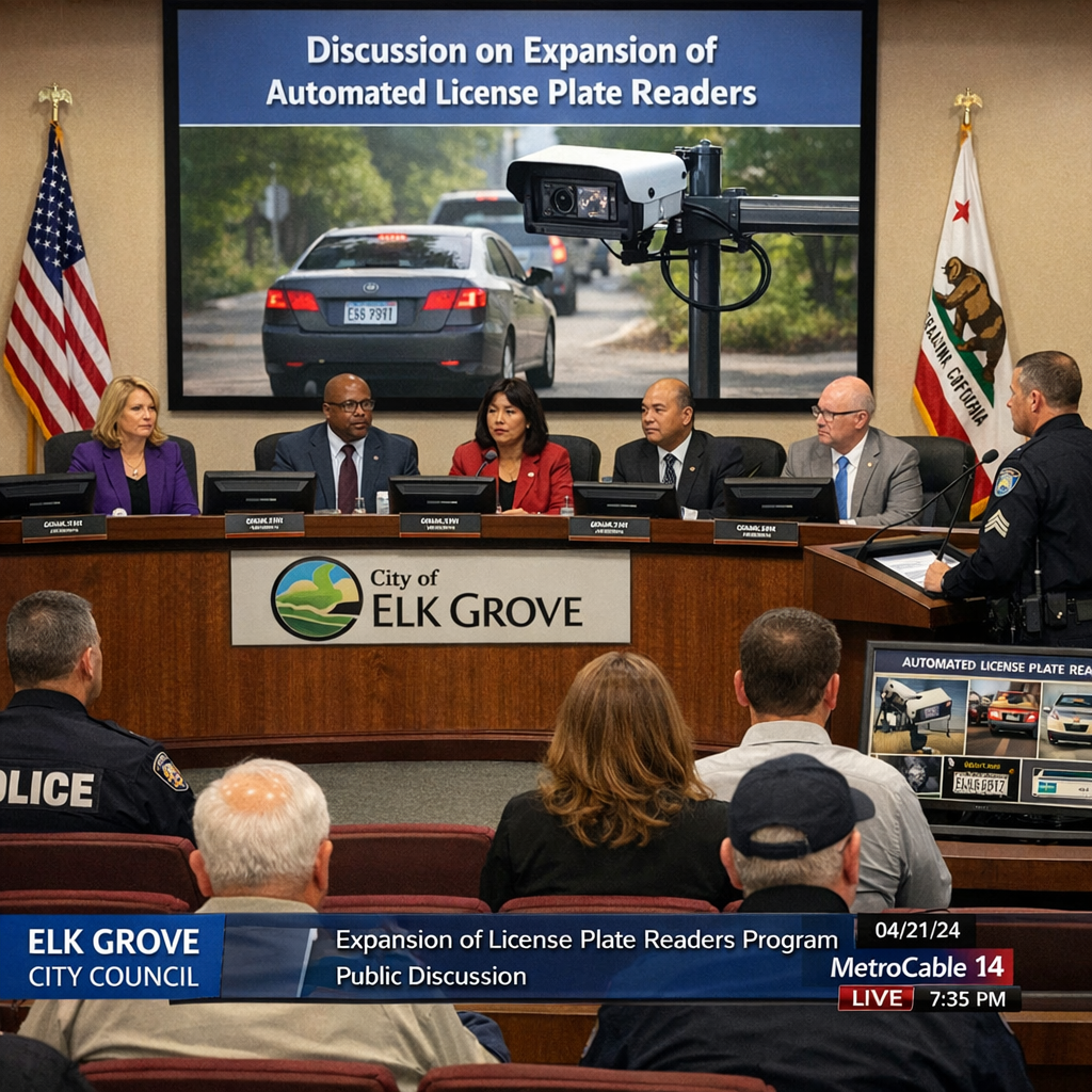 Elk Grove’s Expansion of License Plate Readers Sparks Community Debate